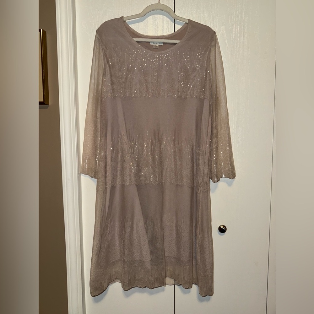 Garnet Hill Sequin Lined Dress